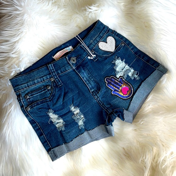 Vintage Havana Other - Vintage Havana patchwork Shorts size 10/12 big kids New with tags